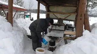 Рыбачим на озере/экскурсия по кордону/таежный быт/4 часть