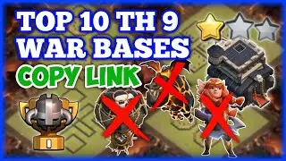 TOP 10 TH 9 WAR BASES with COPY LINK 2020 (ISLAND BASE) #2