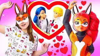 Приключения Леди Баг и Супер Кота – Адриан устроил драку с Кеном! Игры для девочек в куклы Леди Баг