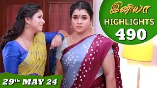 Iniya Serial | EP 490 Highlights | 29th  May 2024 | Alya Manasa | Rishi | Saregama TV Shows Tamil