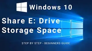 How to Map a Network Drive in Windows 10 | Share Storage Space Drive