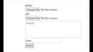 How to Upload Photo pdf file and Details PHP part-1