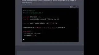 Simple Arduino Codes for Smart Garden Irrigation System using ChatGPT