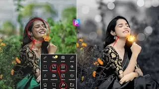 PicsArt Dark Background And Face Smooth Photo Editing | Picsart Editing Background Colour Change