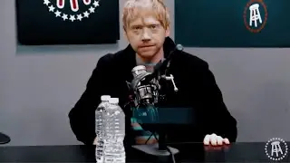A quick sneak peek of Rupert Grint entering the office of Lights Camera Barstool. (Nov 2019)