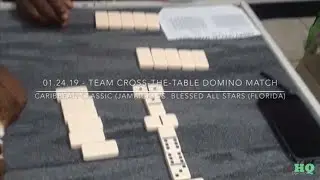 Team Cross-the-table Domino match - Caribbean Classic vs. Blessed All Stars