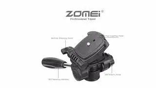 Портативный профессиональный трипод Zomei Z666, новый дорожный алюминиевый трипод для камеры,
