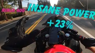 Power Mods on the Most Powerful Ninja 400 on Youtube || Gain +23% HP