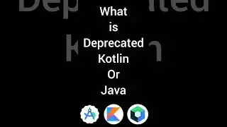 What is Deprecated #androiddeveloper #coding #androiddevelopment #kotlin #androidstudio