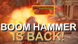 The NEW Boom Hammer weapon in Shadow Of the Erdtree Elden Ring DLC