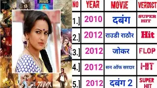 Sonakshi Sinha all movie list ll Sonakshi Sinha all film list flop&hit l Sonakshi Sinha filmography