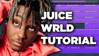 Making a Juice WRLD type beat in FL Studio 20🎶Melodic beats tutorial