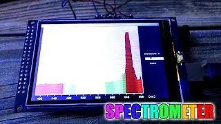 Spectrometer - Digital With Arduino + Camera and TFT Display