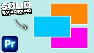 How To Create SOLID COLOR Backgrounds In Premiere Pro