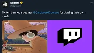 He got banned for playing his OWN music