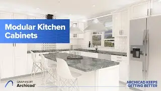 How to Design a Kitchen Quickly Using the Parametric, Modular Kitchen Cabinets in Archicad