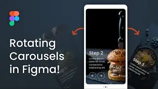 FIGMA TUTORIAL: How to create rotating carousels using COMPONENTS & VARIANTS!
