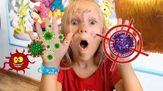 Story for children about Viruses from Nastya | Children Stay at Home