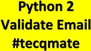 ⚡ Python Tutorial 🔥 Verify If Email Exists 