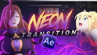 Scale Bounce w/ Neon Transition - AMV Tutorial After Effects
