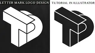 Letter Mark Logo Design Tutorial in Illustrator TD 