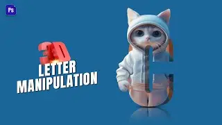 How to Make 3D Letter Manipulation in Photoshop Tutorial for Beginners