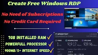 Free Rdp|How to create free rdp|Get Free Rdp for windows|Rdp server