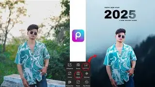 2025 Happy new year photo editing | New year special special photo editing 2025 | PicsArt editing