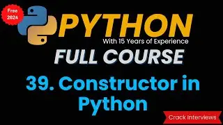 Constructor in python | Default Constructor | Parameterized Constructor | Non-Parameterized