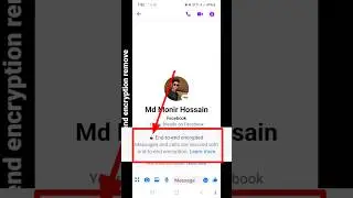 End to end encrypted in messenger 