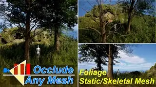 Fade Static Mesh Megascan and Foliage in Unreal Engine