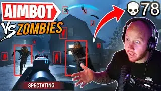 A CHEATER VS A ZOMBIE ROYALE LOBBY...