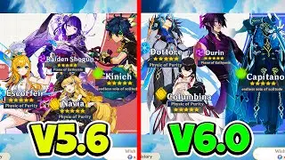 UPDATED 5.6-6.0 BANNERS! With RERUNS & 4 STARS! - Genshin Impact