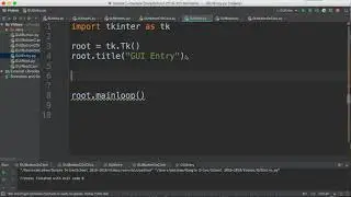PYTHON 3 TKINTER - GUI ENTRY