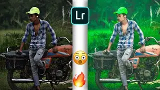 Lightroom Green Colour Effect Photo Editing | Dark Tone photo Editing | Green Tone 🔥😻
