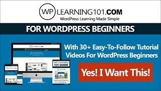 WordPress Tutorial Videos Made For Beginners 2024 (FREE STEP BY STEP COURSE)