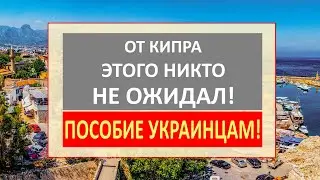 От Кипра этого НИКТО НЕ ЖДАЛ! Новые ПОСОБИЯ для украинцев! Как получить пособие на Кипре