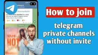 How to join telegram private channel without link | How to join telegram private channel