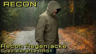 Guter Schutz bei Regenwetter - die Recon Regenjacke Spezialkräfte RRS1