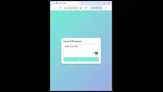 Creating a Stylish Comment Box with HTML & CSS 
