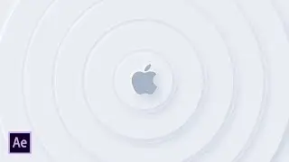 Neumorphism Logo Reveal in After Effects - After Effects Tutorial