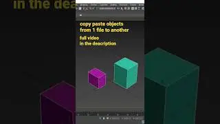 Copy Paste Objects From Between Files 