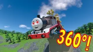 360º TOMICA Thomas and Friends: Timothy PLUNGES into a Ravine!