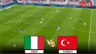 🔴LIVE : ITALY vs TURKEY LIVE FOOTBALL MATCH TODAY I INTERNATIONAL FRIENDLY MATCH I PES 21 GAMEPLAY