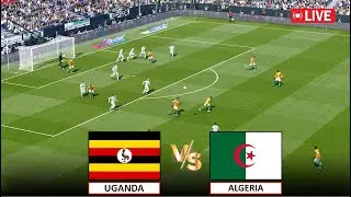 🔴LIVE : UGANDA vs ALGERIA LIVE FOOTBALL MATCH TODAY I WORLD CUP QUALIFIER 2026 I PES 21 GAMEPLAY