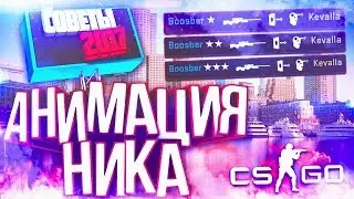 УНИКАЛЬНЫЙ АНИМИРОВАННЫЙ НИК СО ЗВЕЗДОЧКАМИ В CS:GO! КАК СДЕЛАТЬ? | Советы 2017