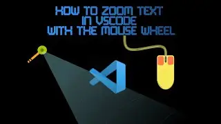 How to zoom with ctrl and the mouse wheel with VSCODE