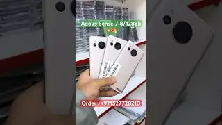 AQOUS Sense 7 ultra zoom  5G 128GB + 8 RAM 🔥 