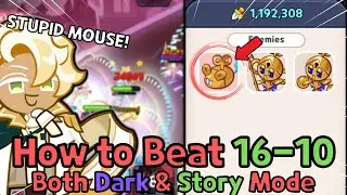 DIFFERENT Cookies to Beat 16-10 With! [Story & Dark Mode] | Cookie Run Kingdom