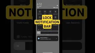 how to lock notification bar in lock screen/how to hide notification on lock screen